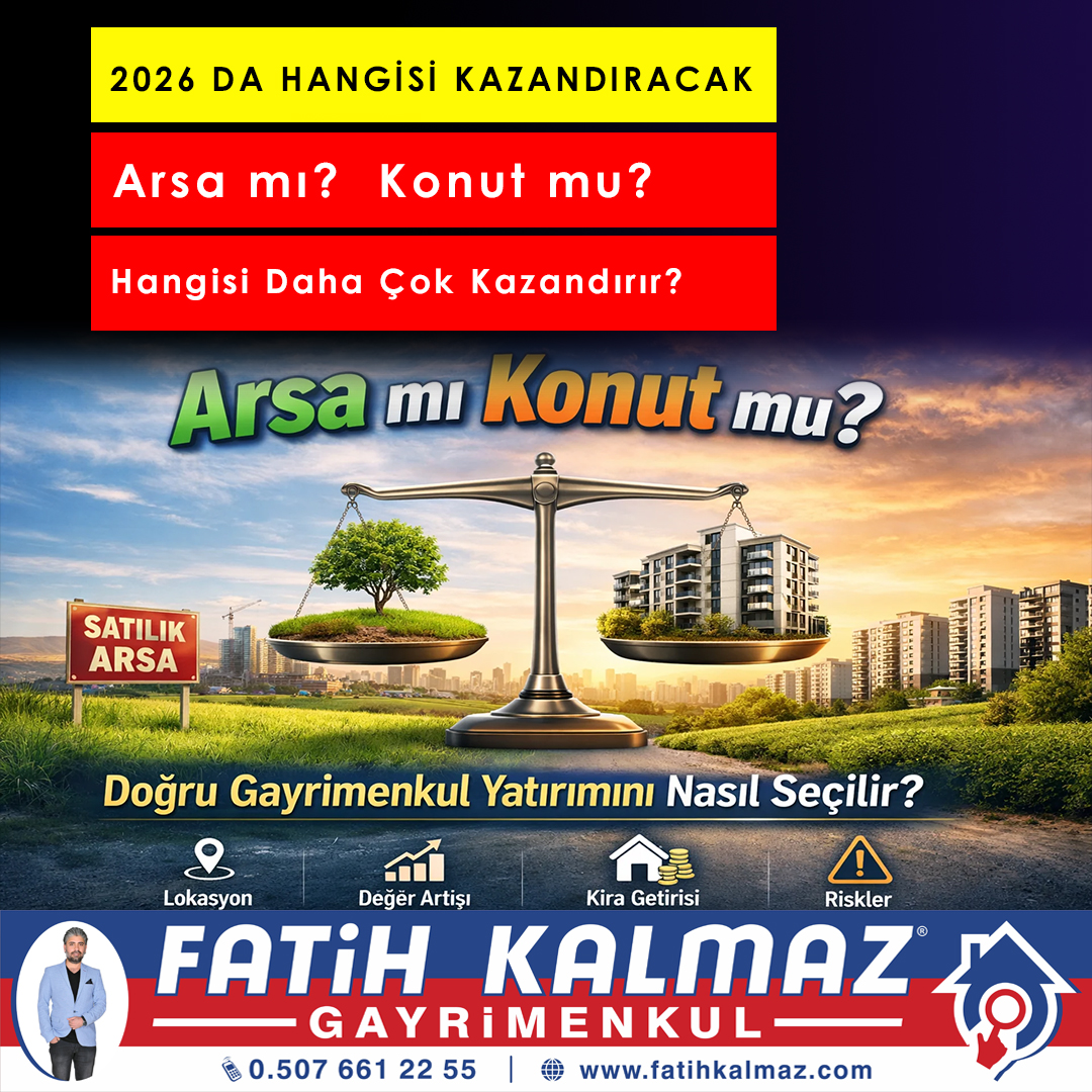 Arsa mı Ev mi Daha Karlı? 2026 Gayrimenkul Yatırım Rehberi