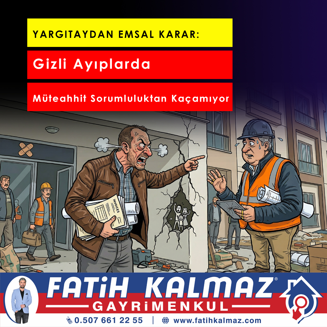 Yargıtay'dan Ev Alacaklara Emsal Karar! Gizli Ayıplarda Müteahhit Sorumluluktan Kaçamıyor