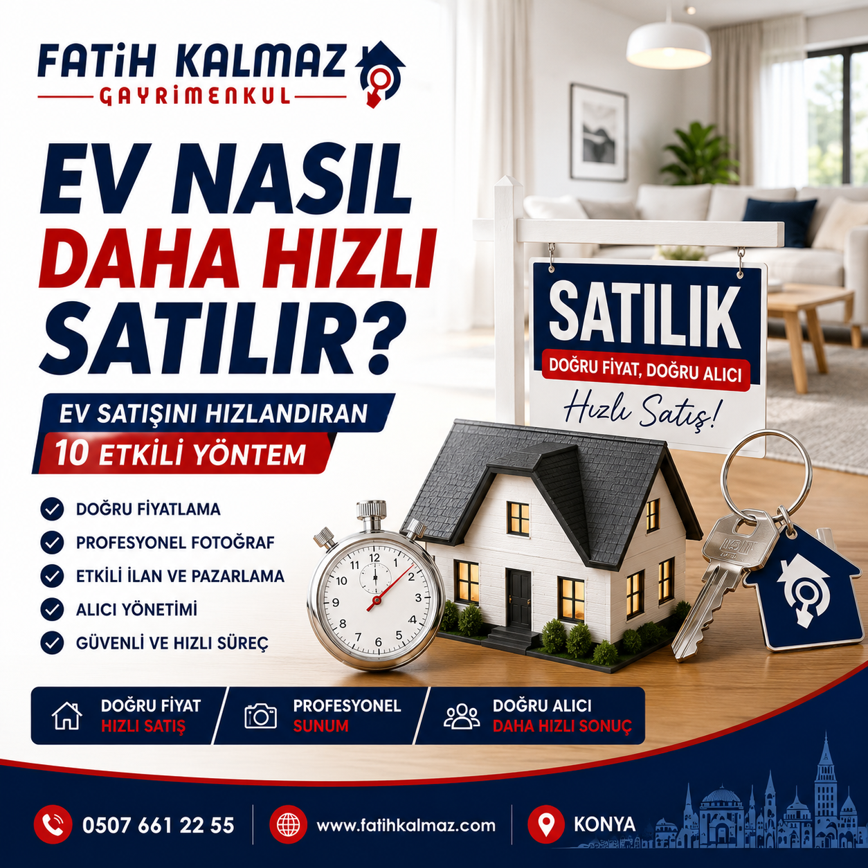 Ev Nasıl Daha Hızlı Satılır? Ev Satışını Hızlandıran 10 Etkili Yöntem