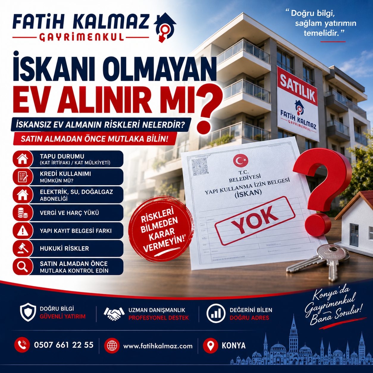 İskanı Olmayan Ev Alınır mı? İskansız Ev Almanın Riskleri Nelerdir?