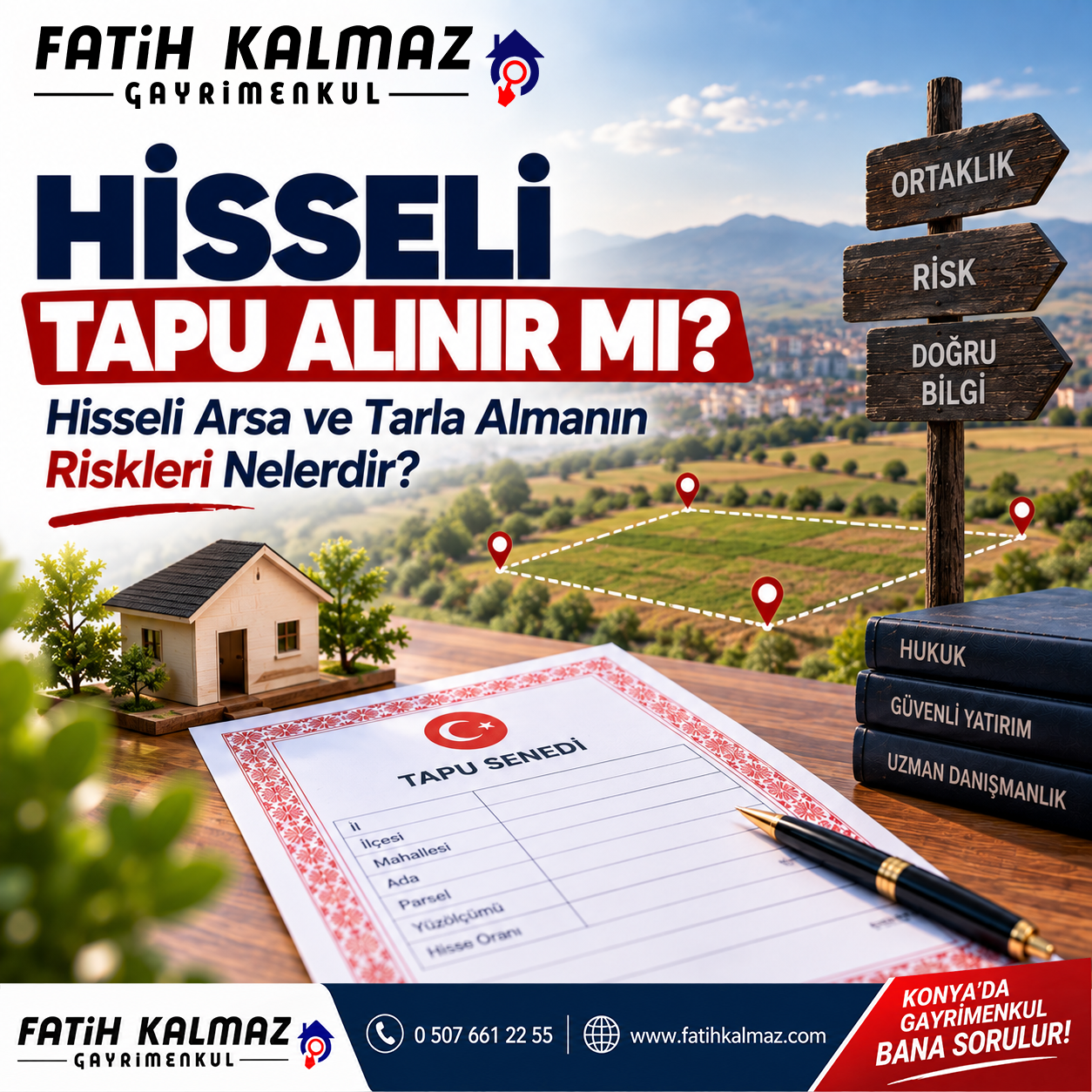 Hisseli Tapu Alınır mı? Hisseli Arsa ve Tarla Almanın Riskleri Nelerdir?