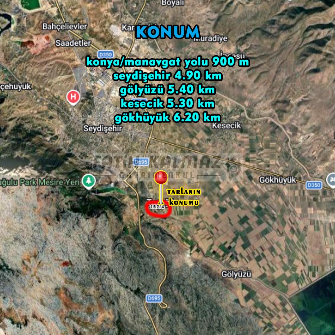 FATİH KALMAZ 'DAN SEYDİŞEHİR/TAŞAĞIL 'DA MÜSTAKİL TARLA 566 M2