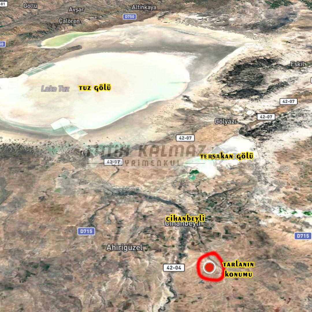 Cihanbeyli İnsuyu'da Bölgenin En Hesaplısı 123.200 m2 Tarla