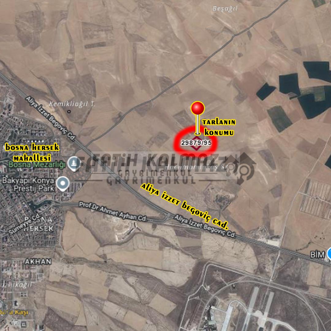Selçuklu Yukarıpınarbaşı'nda Satılık Tarla - Müstakil - 16.456 M2