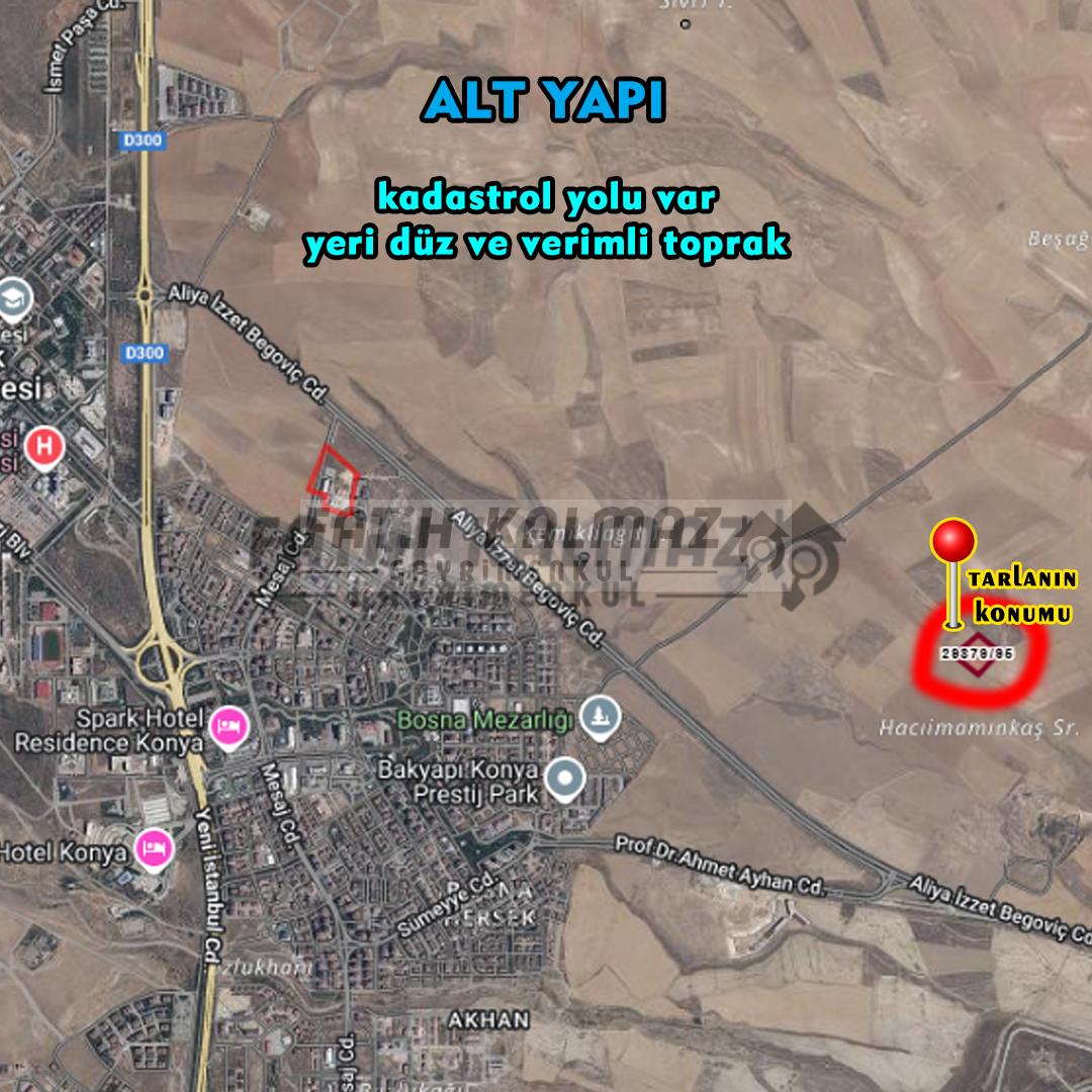 Selçuklu Yukarıpınarbaşı'nda Satılık Tarla - Müstakil - 16.456 M2