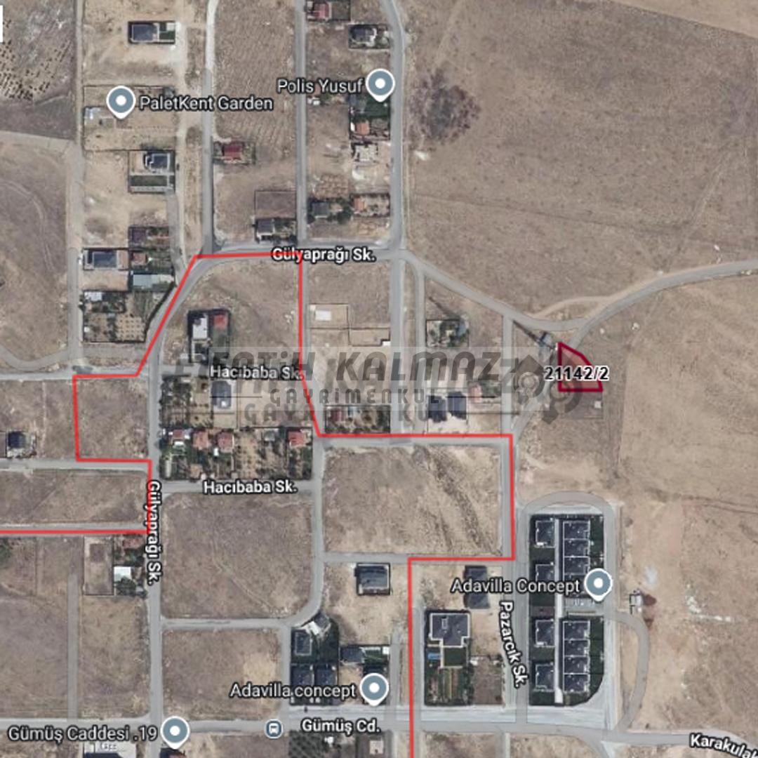 Selçuklu Selahattin Eyyubi'de Satılık Arsa - Müstakil - 746 M2