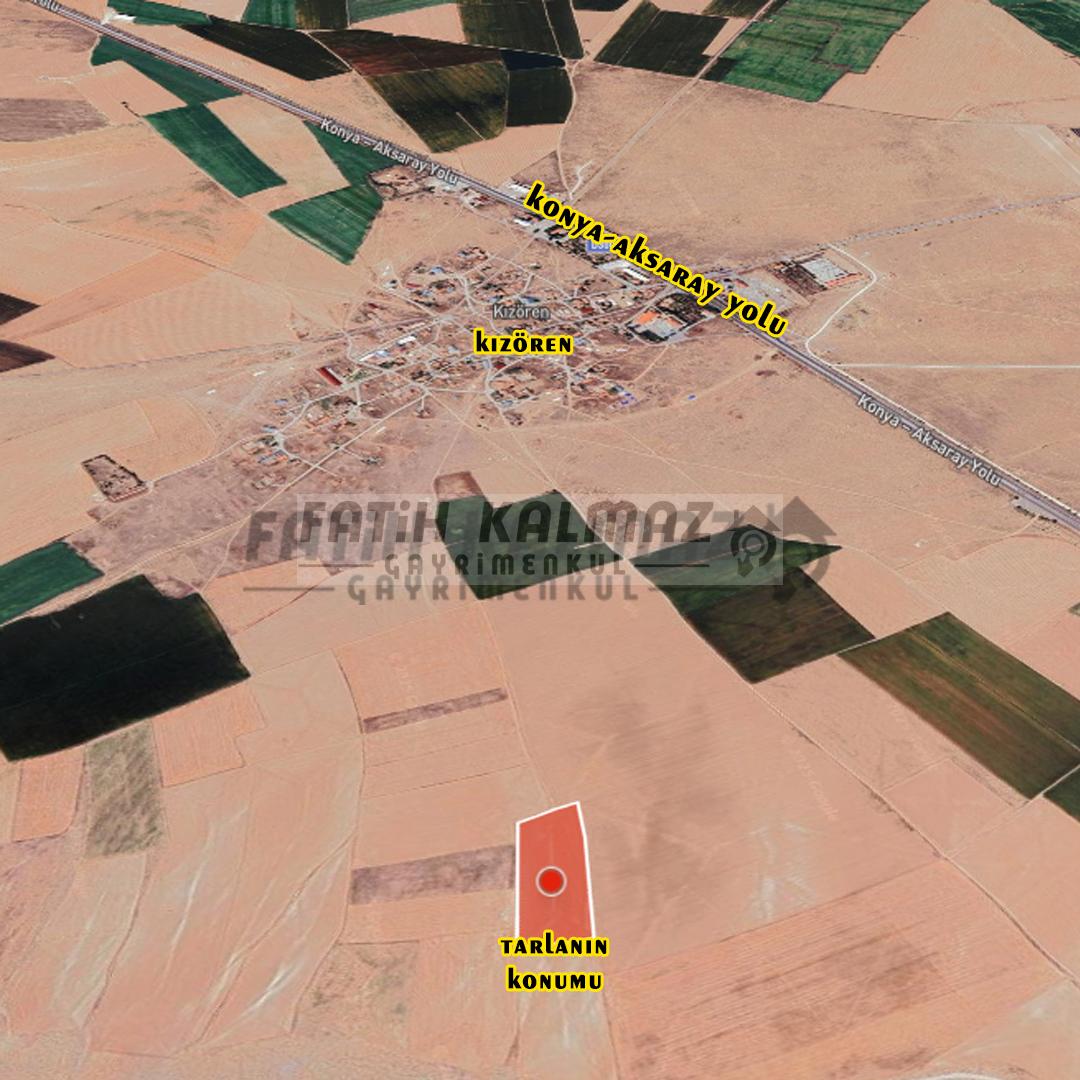 Karatay Kızören'de Satılık Tarla - Müstakil Tapu - 24.200 M2