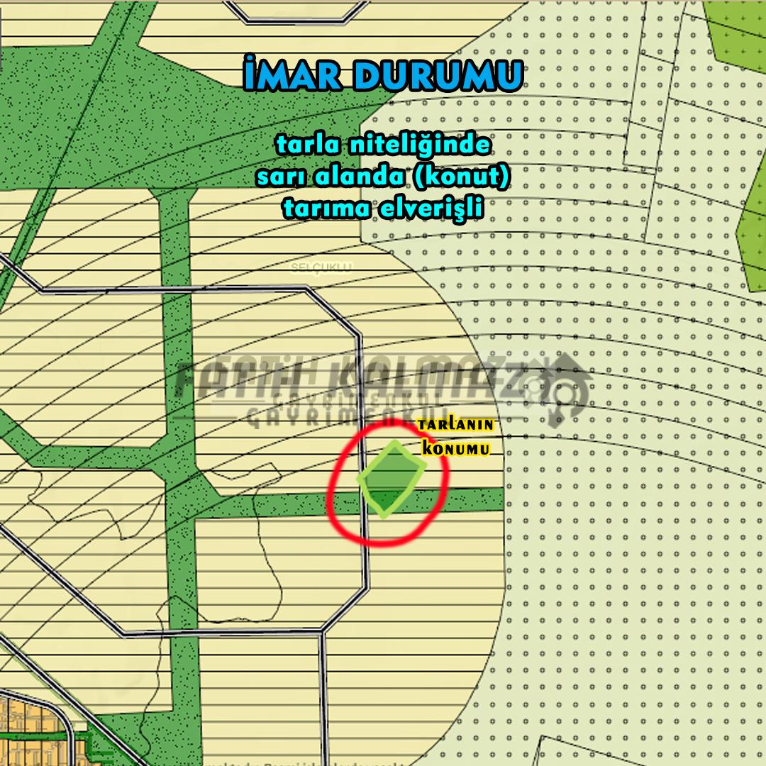 Selçuklu Aşağıpınarbaşı'nda Satılık Tarla - Hisseli - 8.640 M2