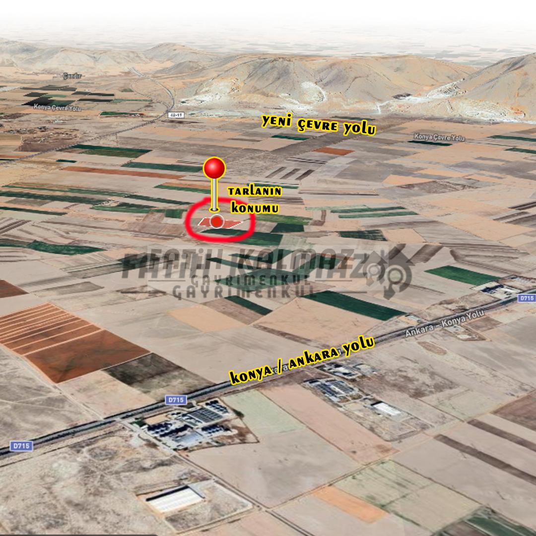 Selçuklu Yukarıpınarbaşı'nda Satılık Tarla - Hisseli - 598 M2
