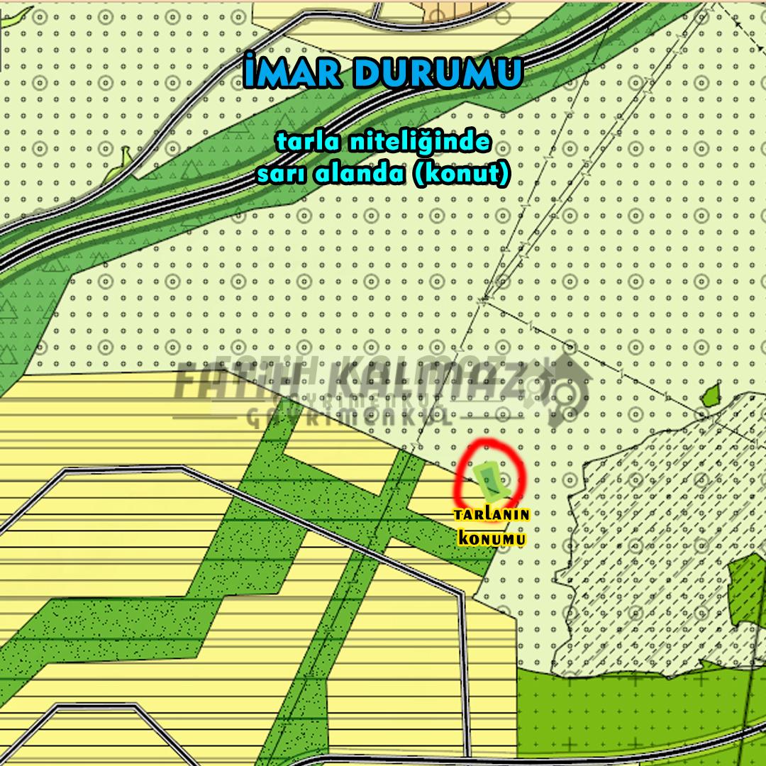 Selçuklu Yukarıpınarbaşı'nda Satılık Tarla - Hisseli - 10.581 M2