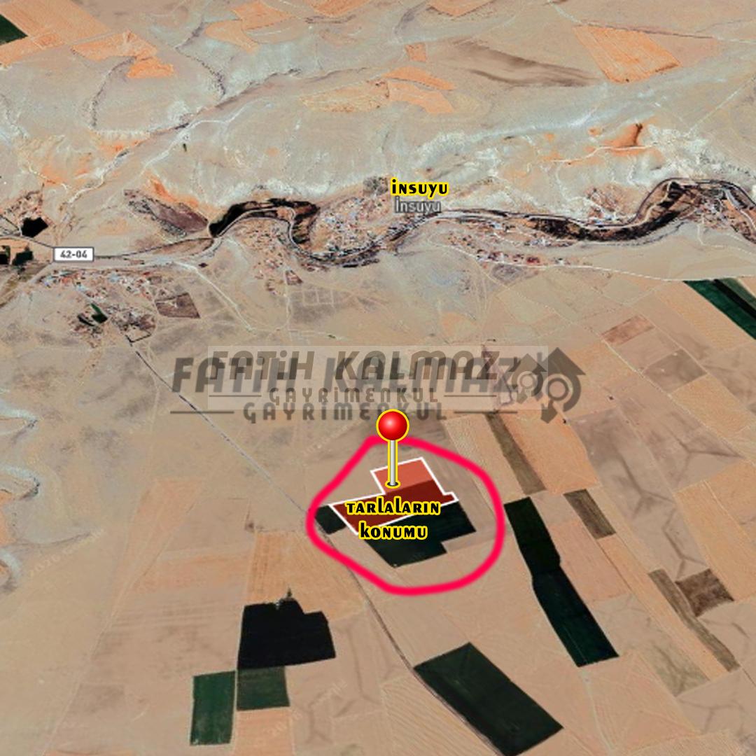 Cihanbeyli İnsuyu'da Blok Halinde Sulak Tarla - 619.600 M2