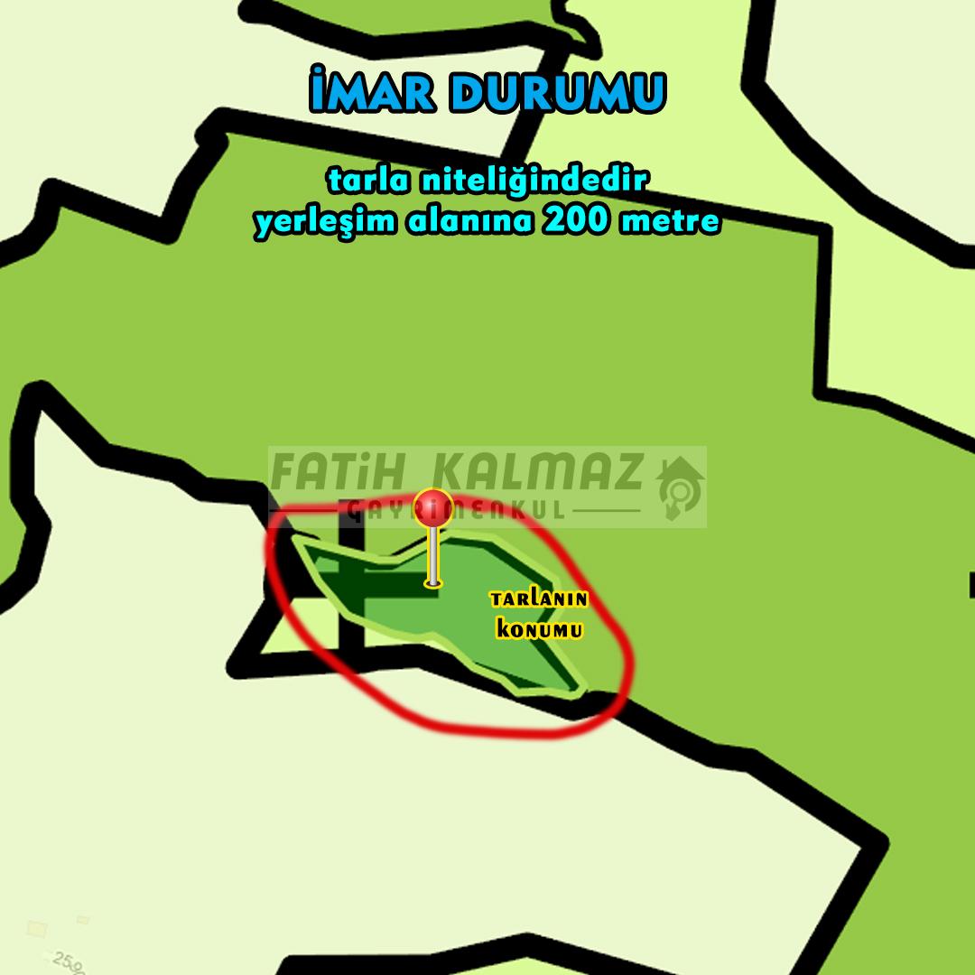 Selçuklu Dağdere'de Satılık Tarla - Müstakil Tapu - 7.527 M2