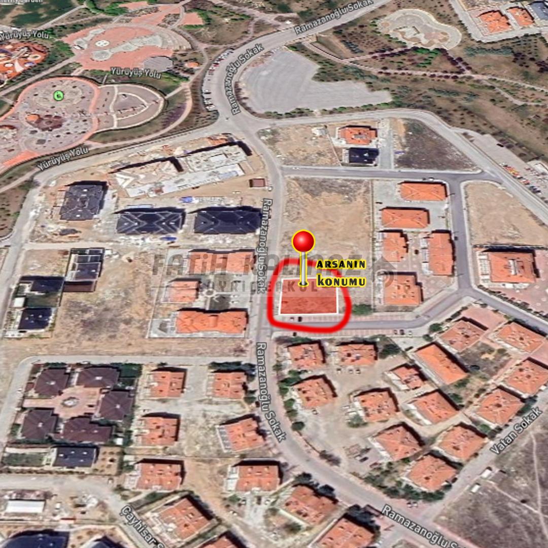 Selçuklu Parsana'da Satılık Arsa - Müstakil - 881 M2 - Kelebekler Vadisi Yanı