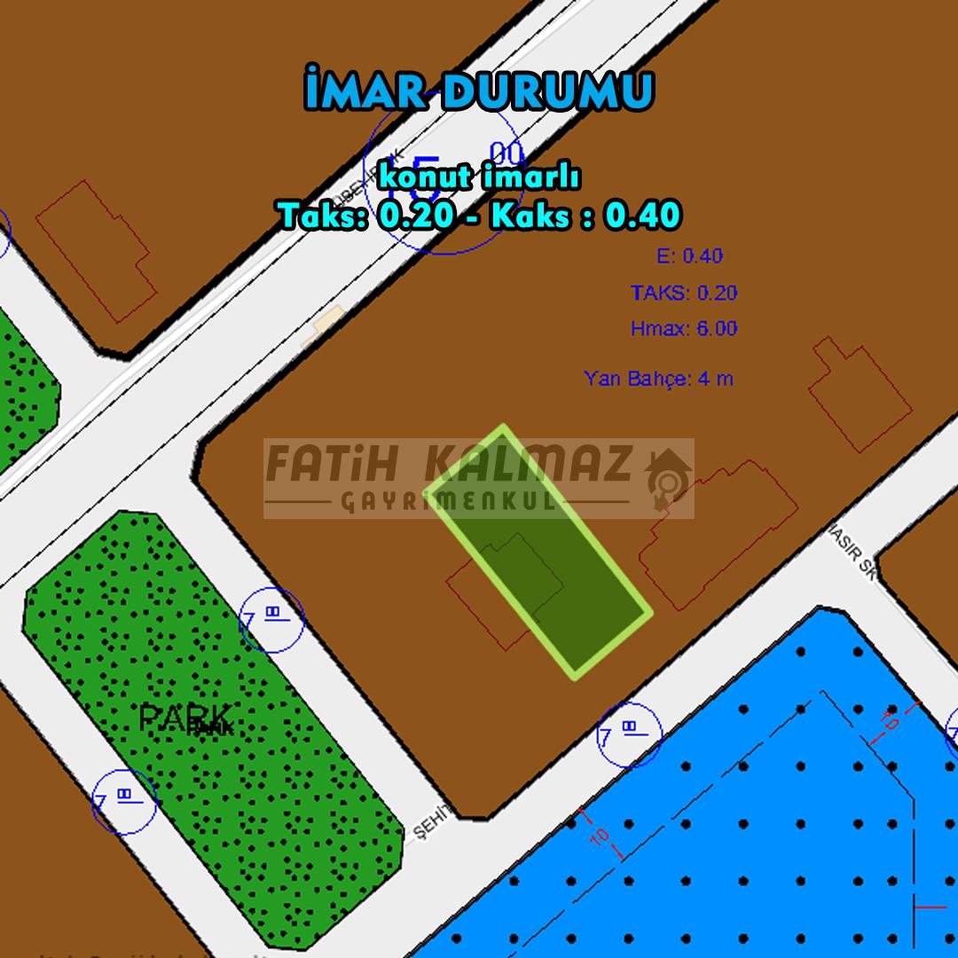 Karatay Başak'da Satılık Arsa - Müstakil - 650 M2