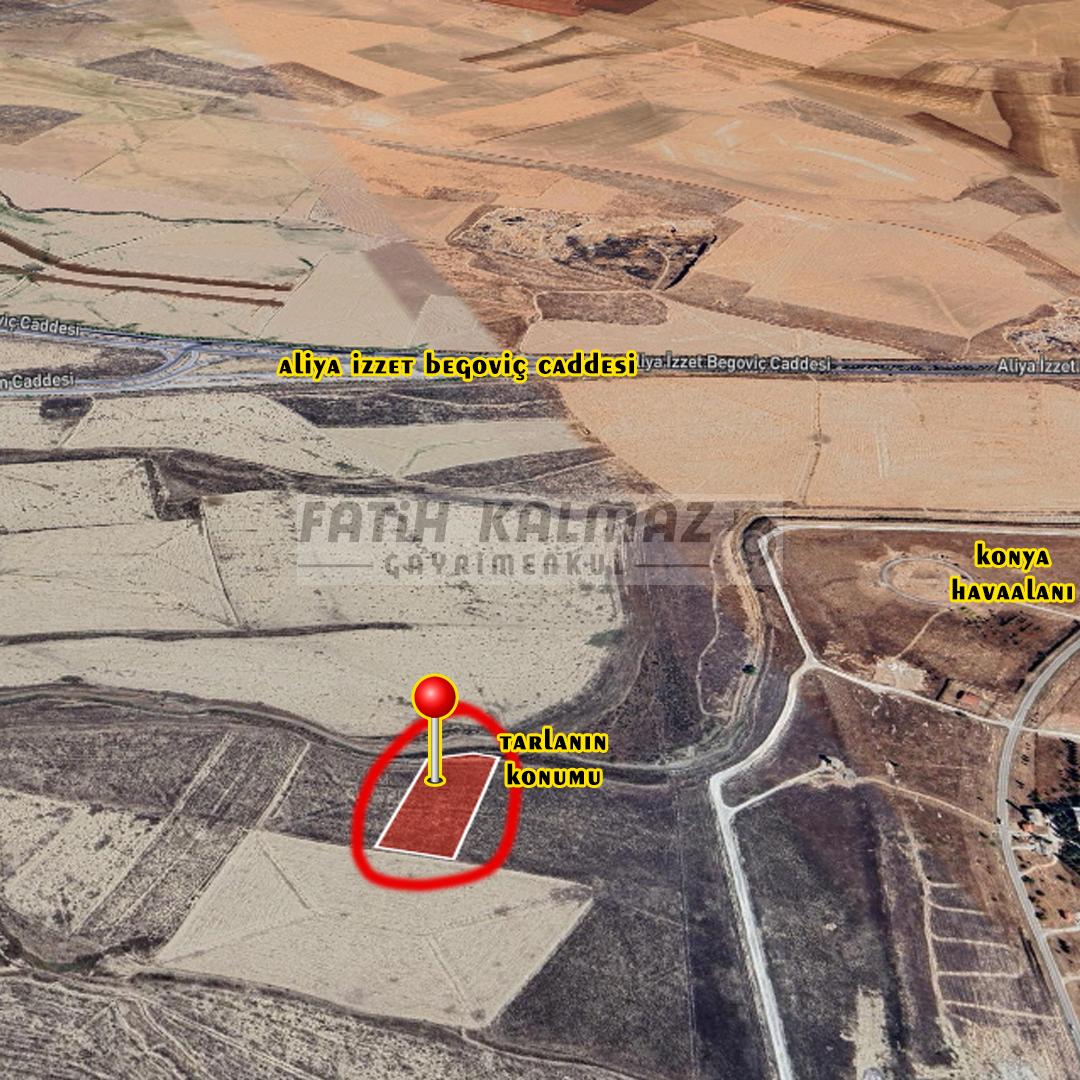 Selçuklu Sancak'da Satılık Tarla - Hisseli - 412 M2