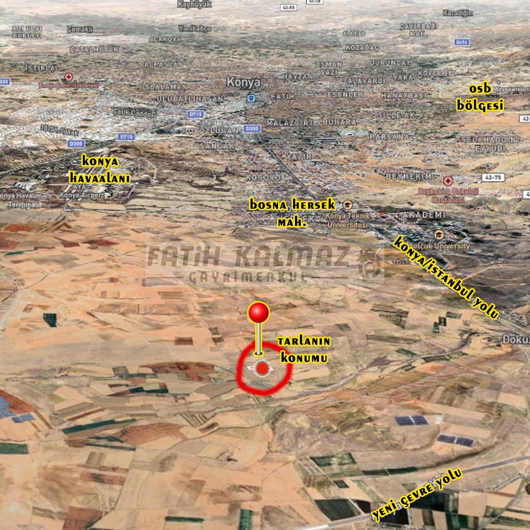 Selçuklu Yukarıpınarbaşı'nda Satılık Tarla - Müstakil - 14.083 M2