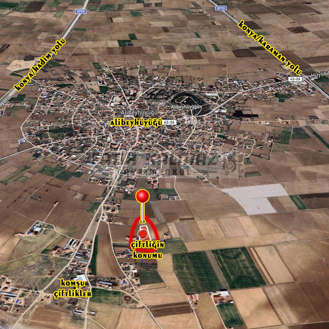 Çumra Alibeyhüyüğü'da Satılık Çardak - Büyükbaş - Küçükbaş - 6.729 M2