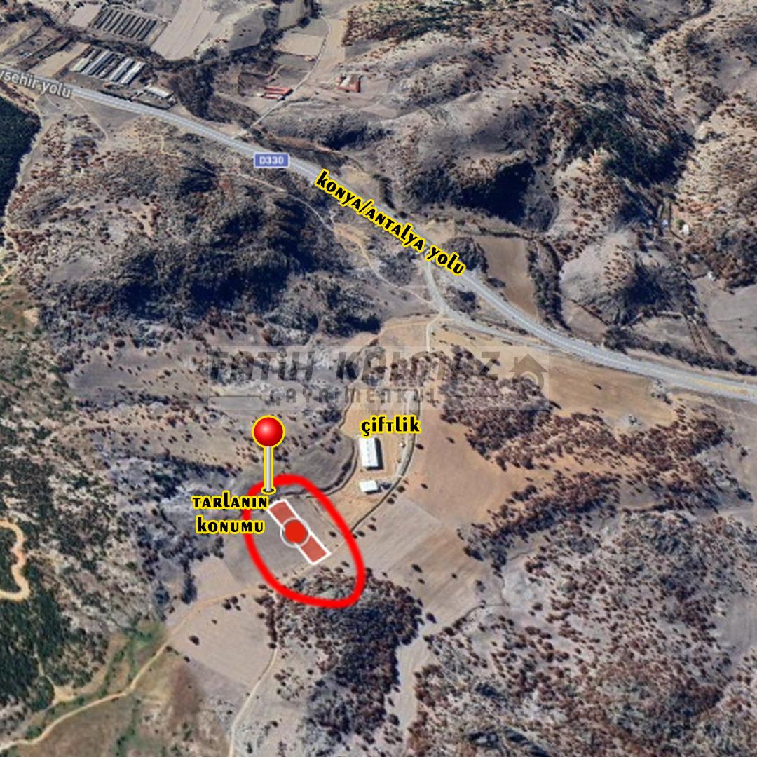 Meram Kızılören'de Satılık Tarla - Müstakil Tapu - 4.145 M2